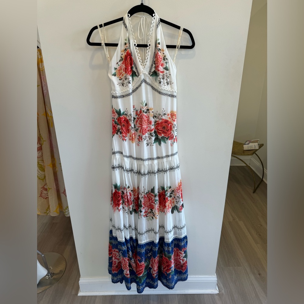 Farm Rio halter dress, Small